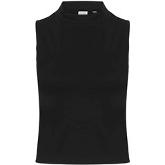 SF Ladies High Neck Crop Vest