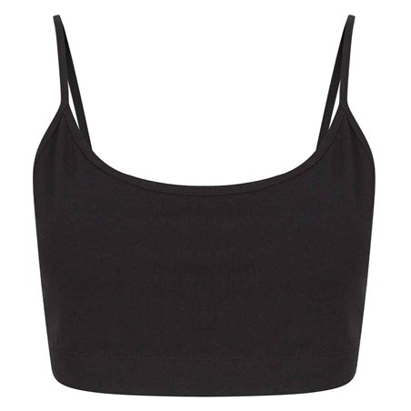 SF Ladies Sustainable Cropped Cami Vest Top