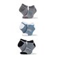 Spiro 3 Pack Mixed Stripe Sneaker Socks