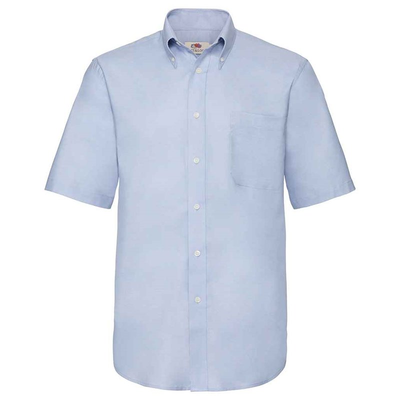 Fruit of the Loom Short Sleeve Oxford Shirt