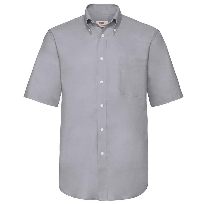 Fruit of the Loom Short Sleeve Oxford Shirt