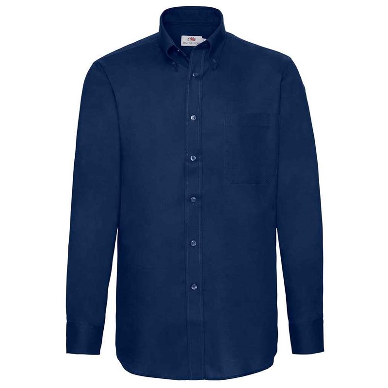 Fruit of the Loom Long Sleeve Oxford Shirt