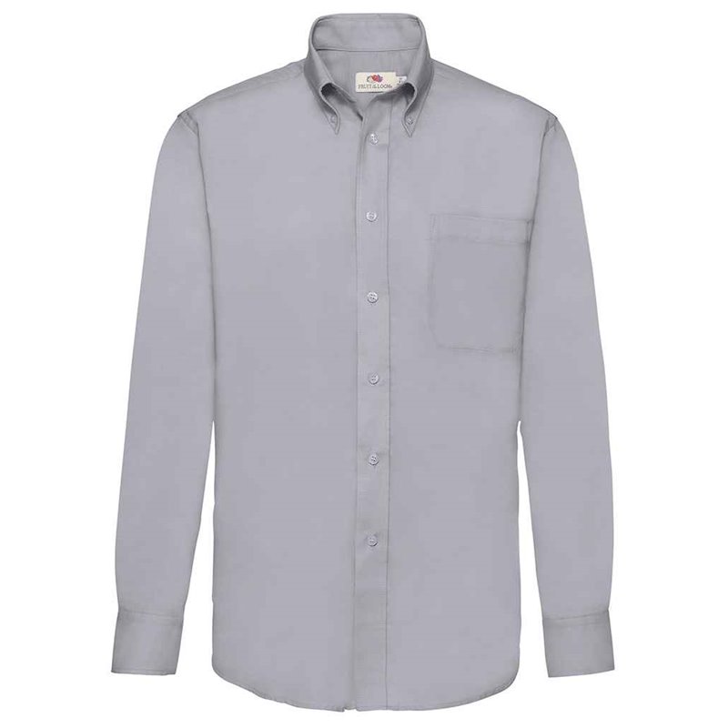Fruit of the Loom Long Sleeve Oxford Shirt