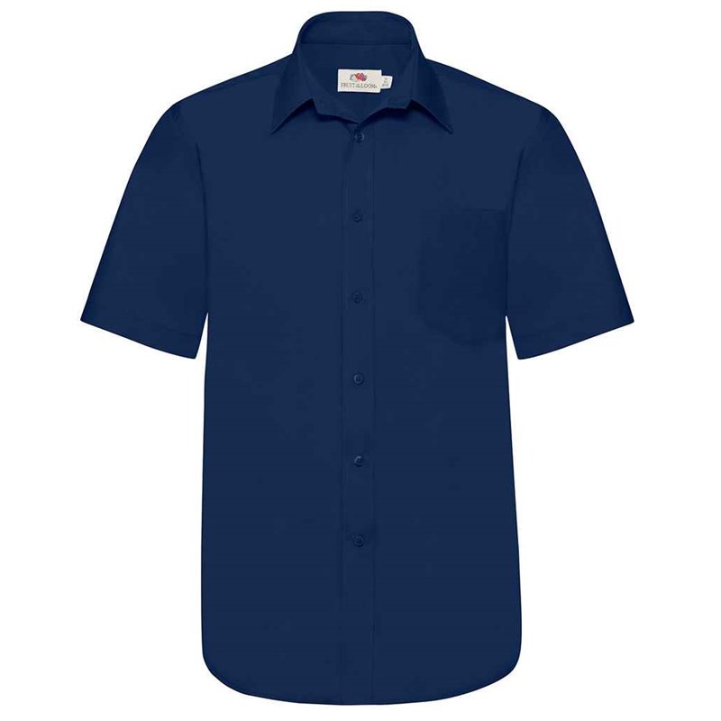 Fruit of the Loom Short Sleeve Poplin Shirt