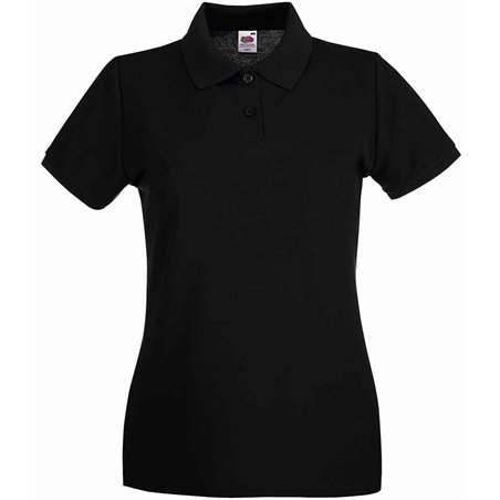 Fruit of the Loom Lady-Fit Premium Cotton Piqué Polo Shirt