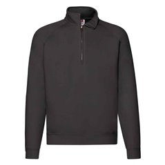 Fruit of the Loom Premium Zip Neck Sweatshirt