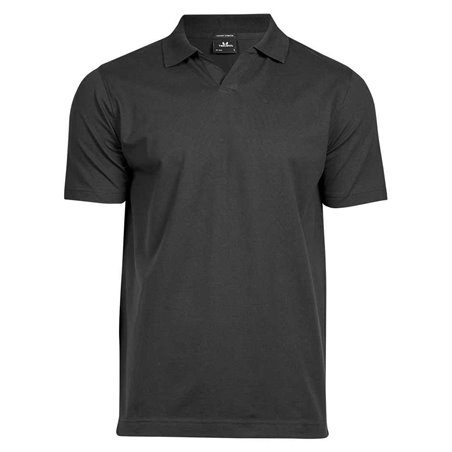 Tee Jays Luxury Stretch V Neck Polo Shirt