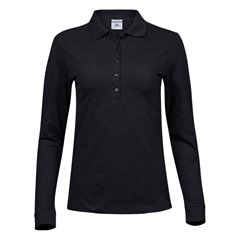 Tee Jays Ladies Luxury Stretch Long Sleeve Polo Shirt