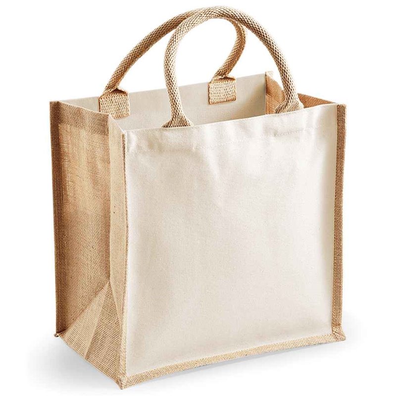 Westford Mill Printers Midi Jute Tote