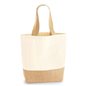 Westford Mill Jute Base Canvas Shopper
