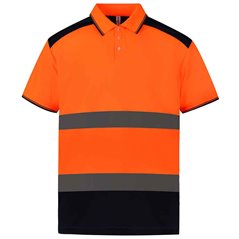 Yoko Two Tone Short Sleeve Polo Shirt