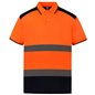 Yoko Two Tone Short Sleeve Polo Shirt