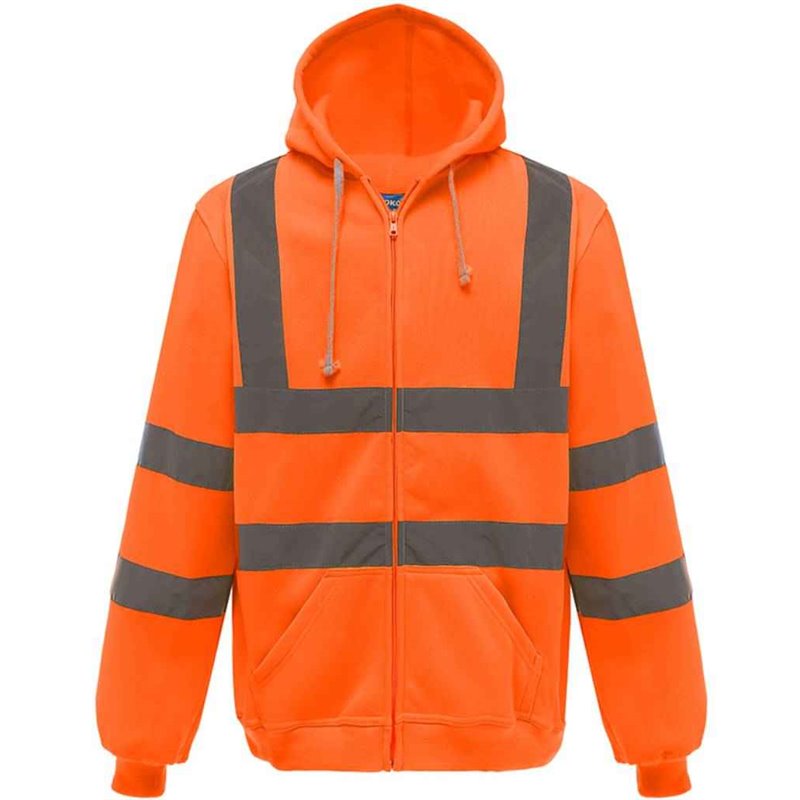 Yoko Hi-Vis Zip Hoodie