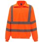 Yoko Hi-Vis Zip Neck Sweatshirt