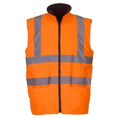 Yoko Hi-Vis Reversible Fleece Bodywarmer