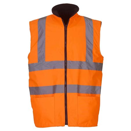 Yoko Hi-Vis Reversible Fleece Bodywarmer