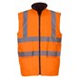 Yoko Hi-Vis Reversible Fleece Bodywarmer