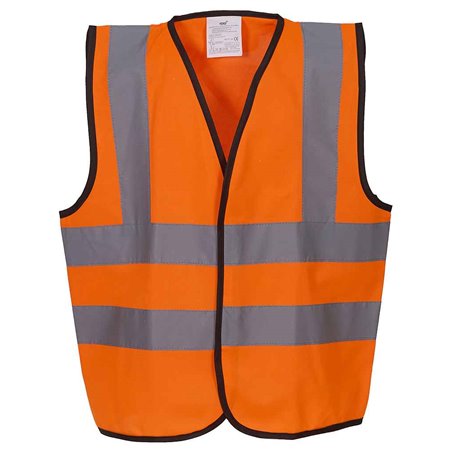 Yoko Kids Hi-Vis Two Band and Braces Waistcoat