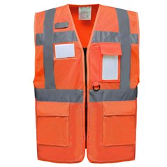 Yoko Hi-Vis Top Cool Open Mesh Executive Waistcoat