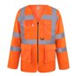 Yoko Hi-Vis Executive Long Sleeve Waistcoat