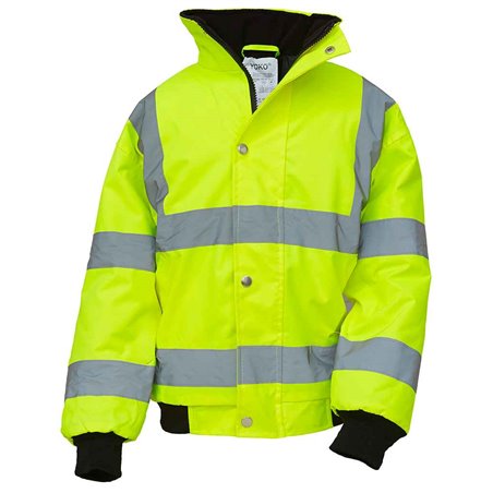 Yoko Kids Hi-Vis Bomber Jacket