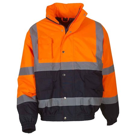 Yoko Hi-Vis Two Tone Bomber Jacket