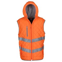 Yoko Hi-Vis Kensington Hooded Gilet