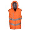 Yoko Hi-Vis Kensington Hooded Gilet