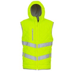 Yoko Hi-Vis Kensington Hooded Gilet