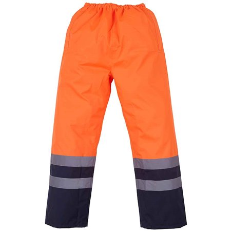 Yoko Hi-Vis Two Tone Waterproof Overtrousers