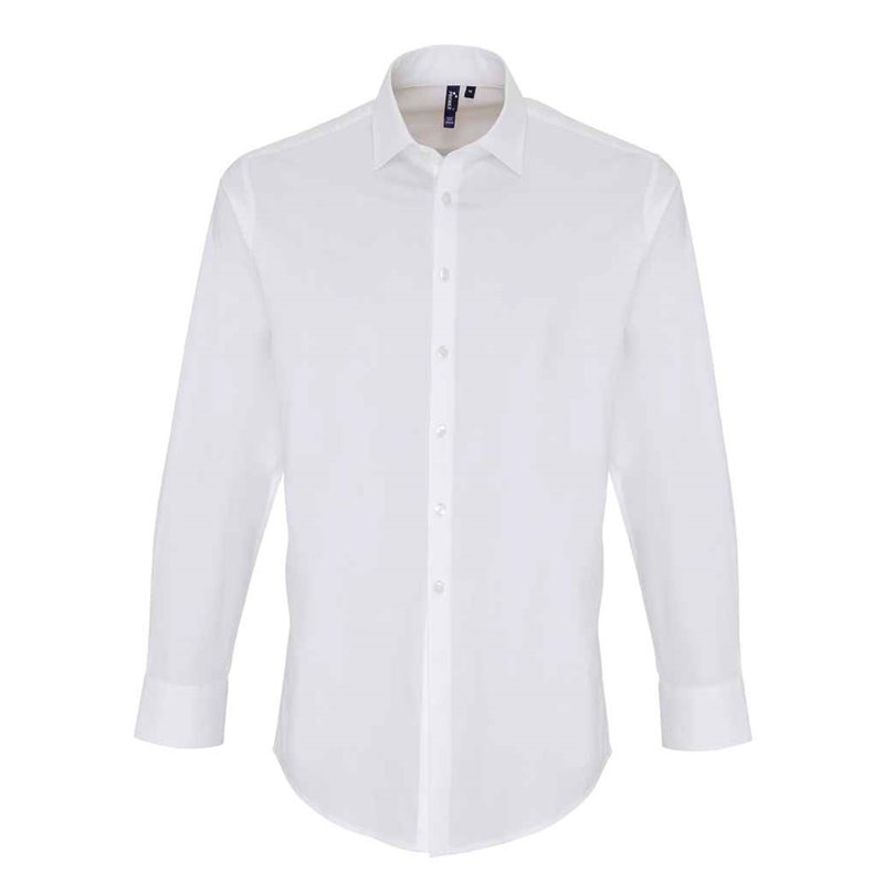 Premier Long Sleeve Stretch Fit Poplin Shirt