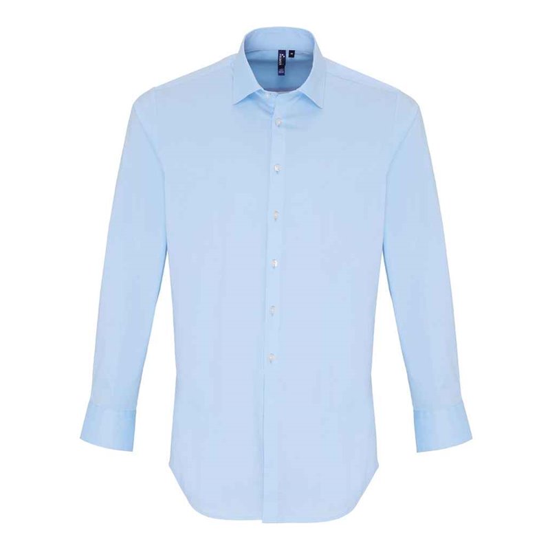 Premier Long Sleeve Stretch Fit Poplin Shirt