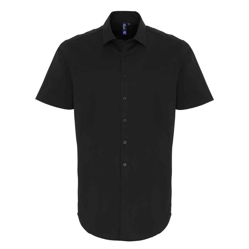 Premier Short Sleeve Stretch Fit Poplin Shirt