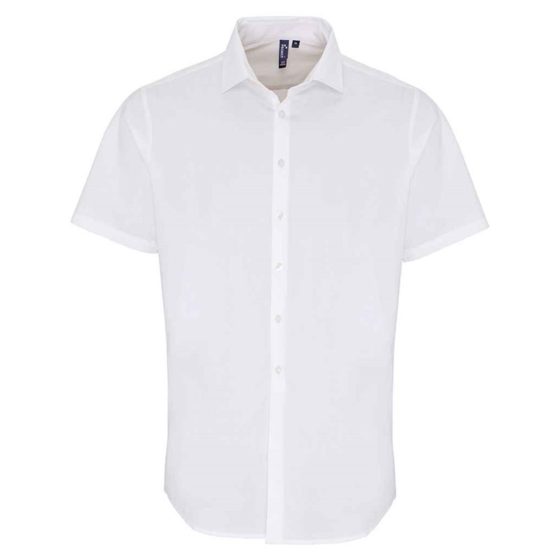 Premier Short Sleeve Stretch Fit Poplin Shirt