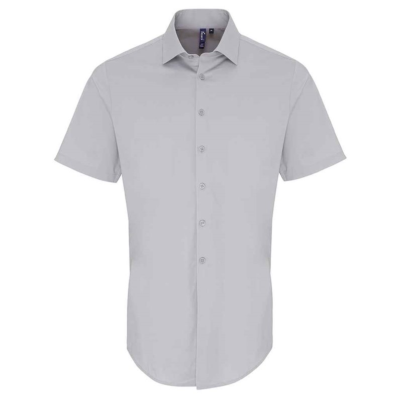 Premier Short Sleeve Stretch Fit Poplin Shirt