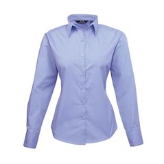 Premier Ladies Long Sleeve Poplin Blouse