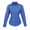 Premier Ladies Long Sleeve Poplin Blouse