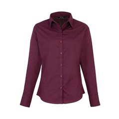 Premier Ladies Long Sleeve Poplin Blouse