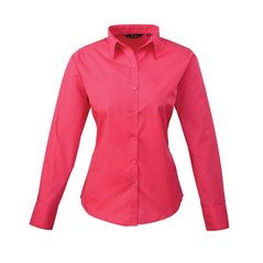 Premier Ladies Long Sleeve Poplin Blouse