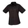 Premier Ladies Short Sleeve Poplin Blouse