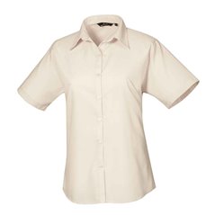 Premier Ladies Short Sleeve Poplin Blouse