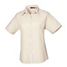Premier Ladies Short Sleeve Poplin Blouse