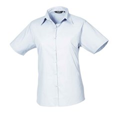 Premier Ladies Short Sleeve Poplin Blouse