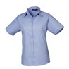Premier Ladies Short Sleeve Poplin Blouse