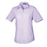 Premier Ladies Short Sleeve Poplin Blouse