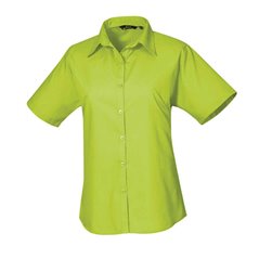 Premier Ladies Short Sleeve Poplin Blouse
