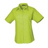 Premier Ladies Short Sleeve Poplin Blouse