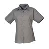 Premier Ladies Short Sleeve Poplin Blouse