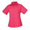 Premier Ladies Short Sleeve Poplin Blouse