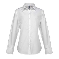Premier Ladies Supreme Long Sleeve Poplin Shirt